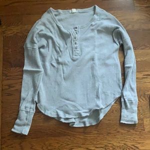 Billabong grey thermal shirt